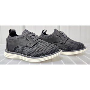Cat & Jack Shane Heather Charcoal Gray Casual Dress Knit Shoes -- Little Boys' 6